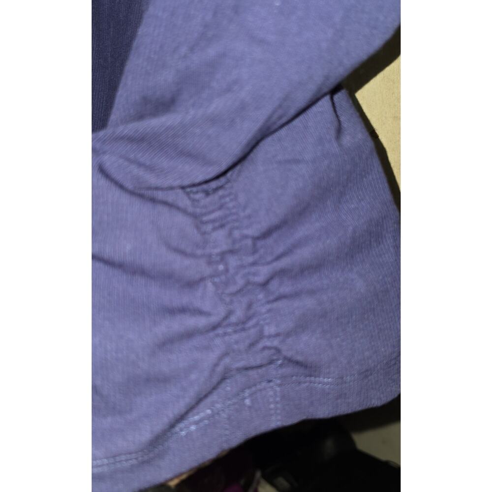 Outdoor Voices Blue Tank with built in bra XL NWOT side ruching - Picture 2 of 2